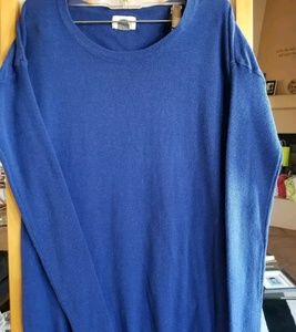 Old Navy Blue Cotton Sweater, Small